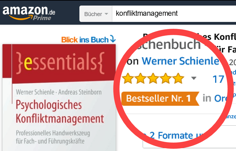Werner Schienle "Psychologisches Konfliktmanagement" Nr1-Bestseller