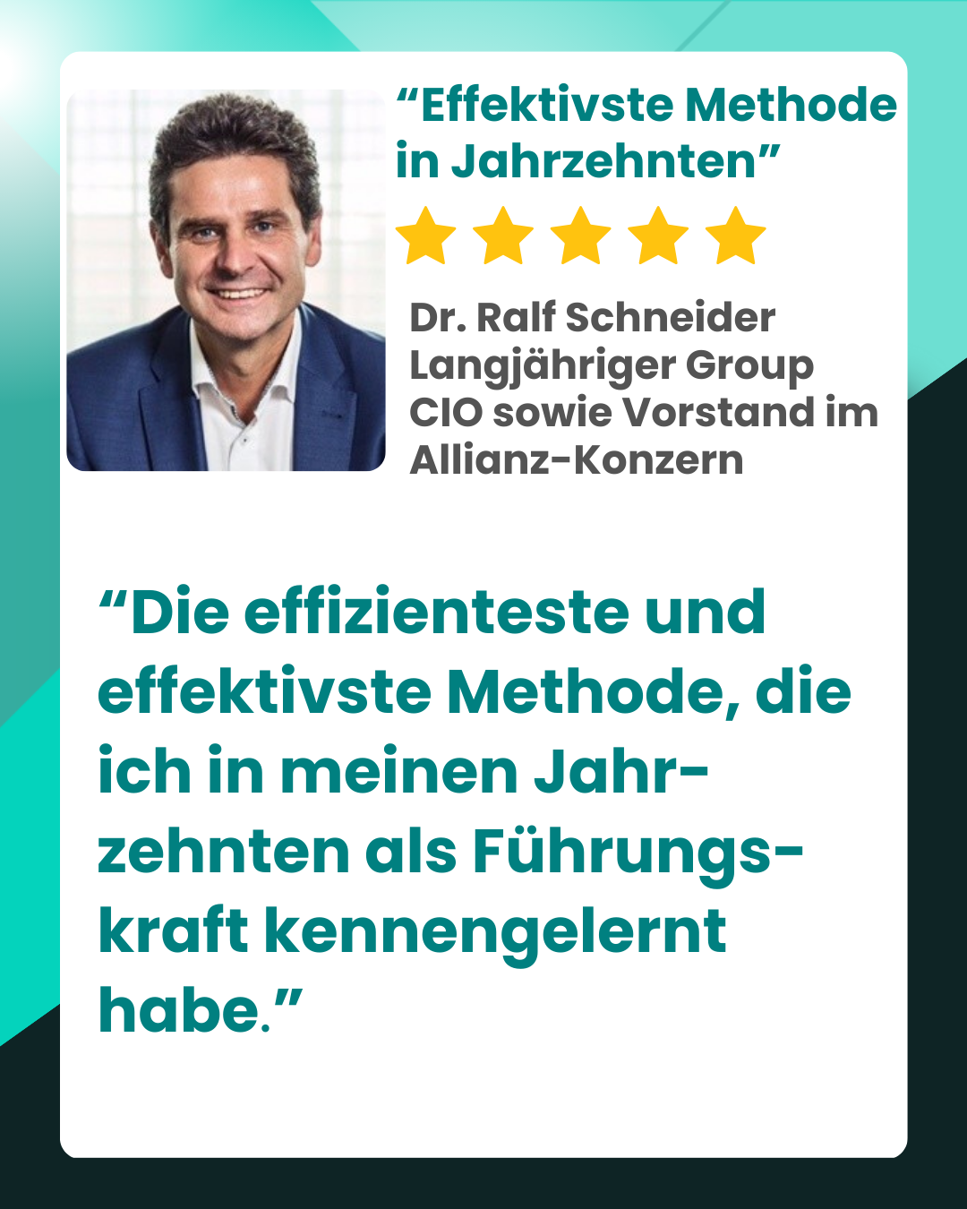 Testimonial_Dr-Ralf-Schneider_Jahrzehnte Testimonial Dr. Ralf Schneider